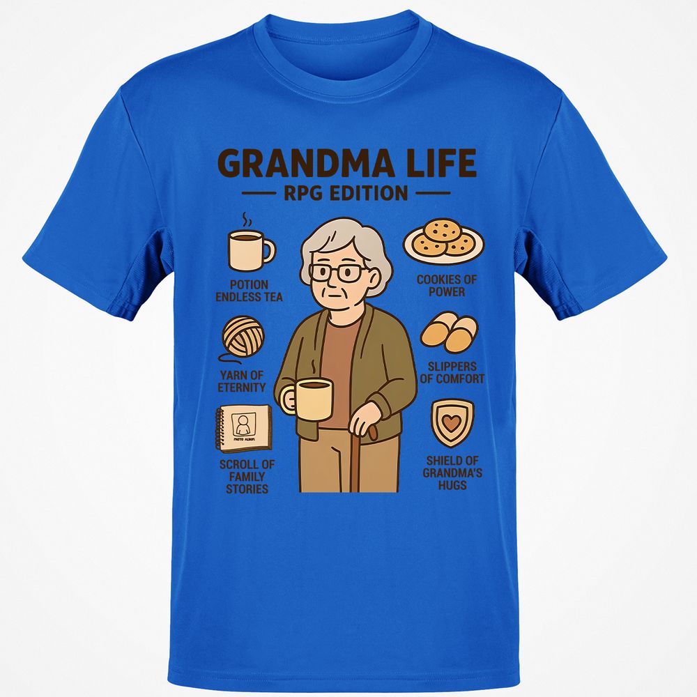 Grandma Life RPG Edition Classic Unisex T-Shirt - Royal - 11