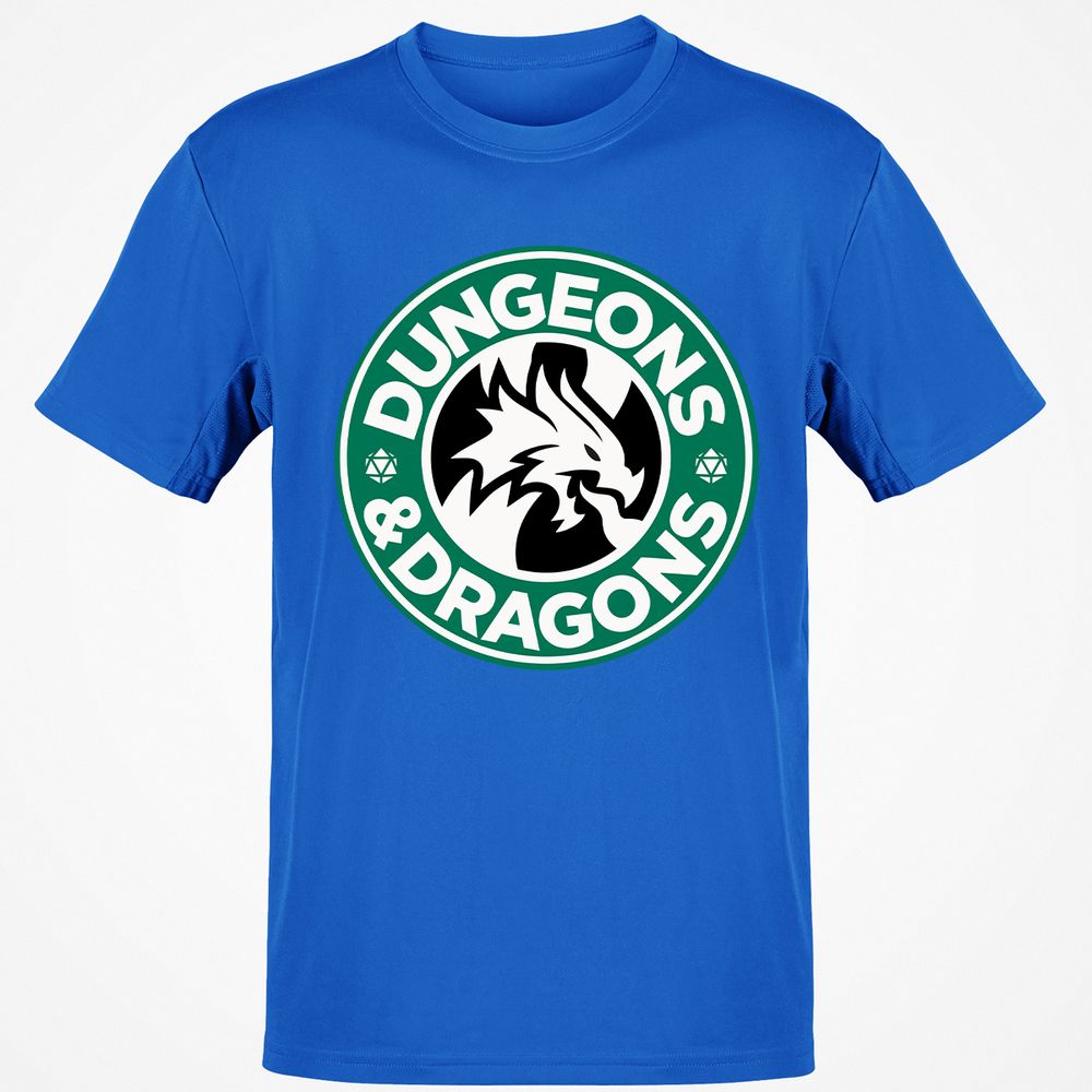 D&D Coffee Classic Unisex T-Shirt - Royal - 11