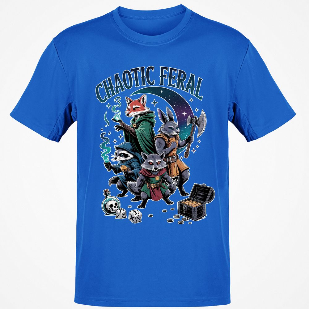 Chaotic Feral Classic Unisex T-Shirt - Royal - 11