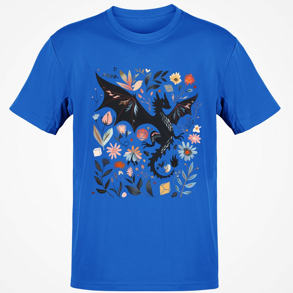 Floral DnD Dragon - Royal - 11