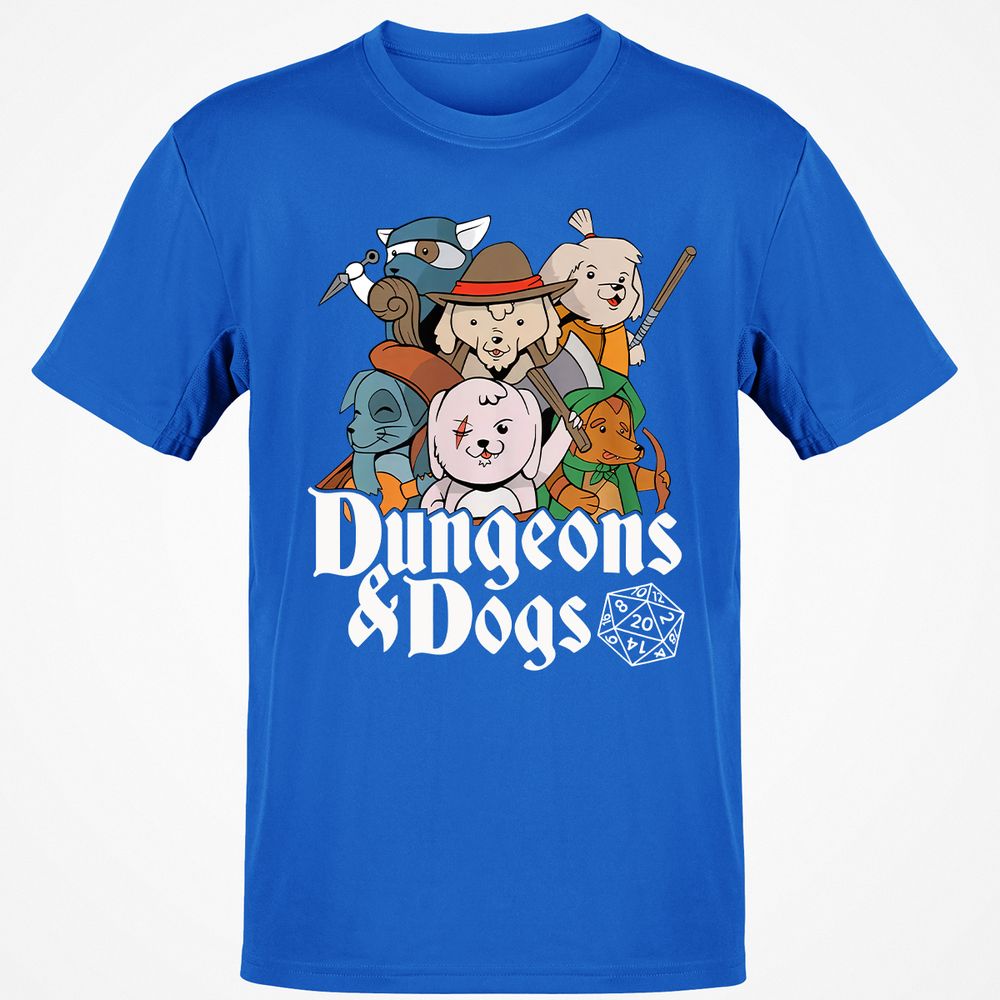 Dungeons & Dogs Classic Unisex T-Shirt - Royal - 11