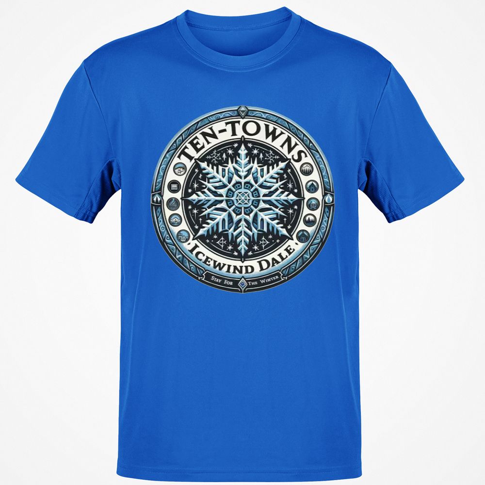 Ten-Towns Icewind Dale Classic Unisex T-Shirt - Royal - 11