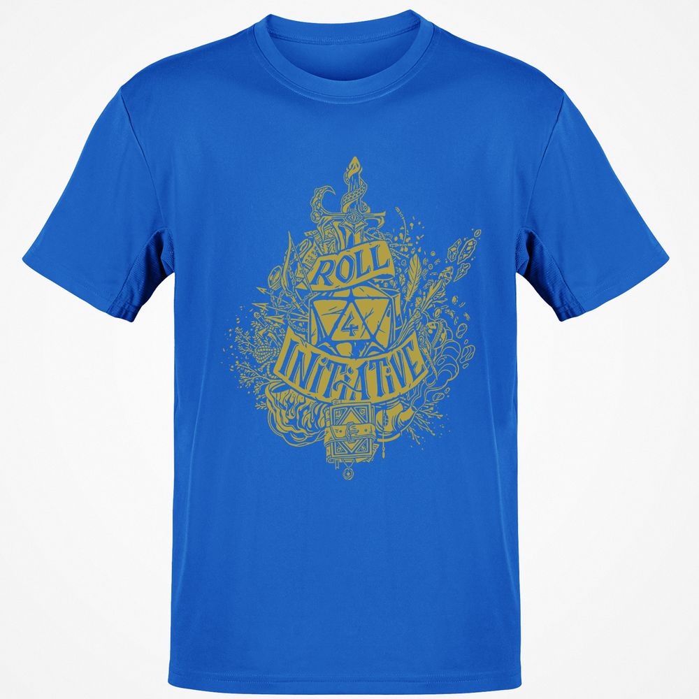 Roll Initiative Classic Unisex T-Shirt - Royal - 11