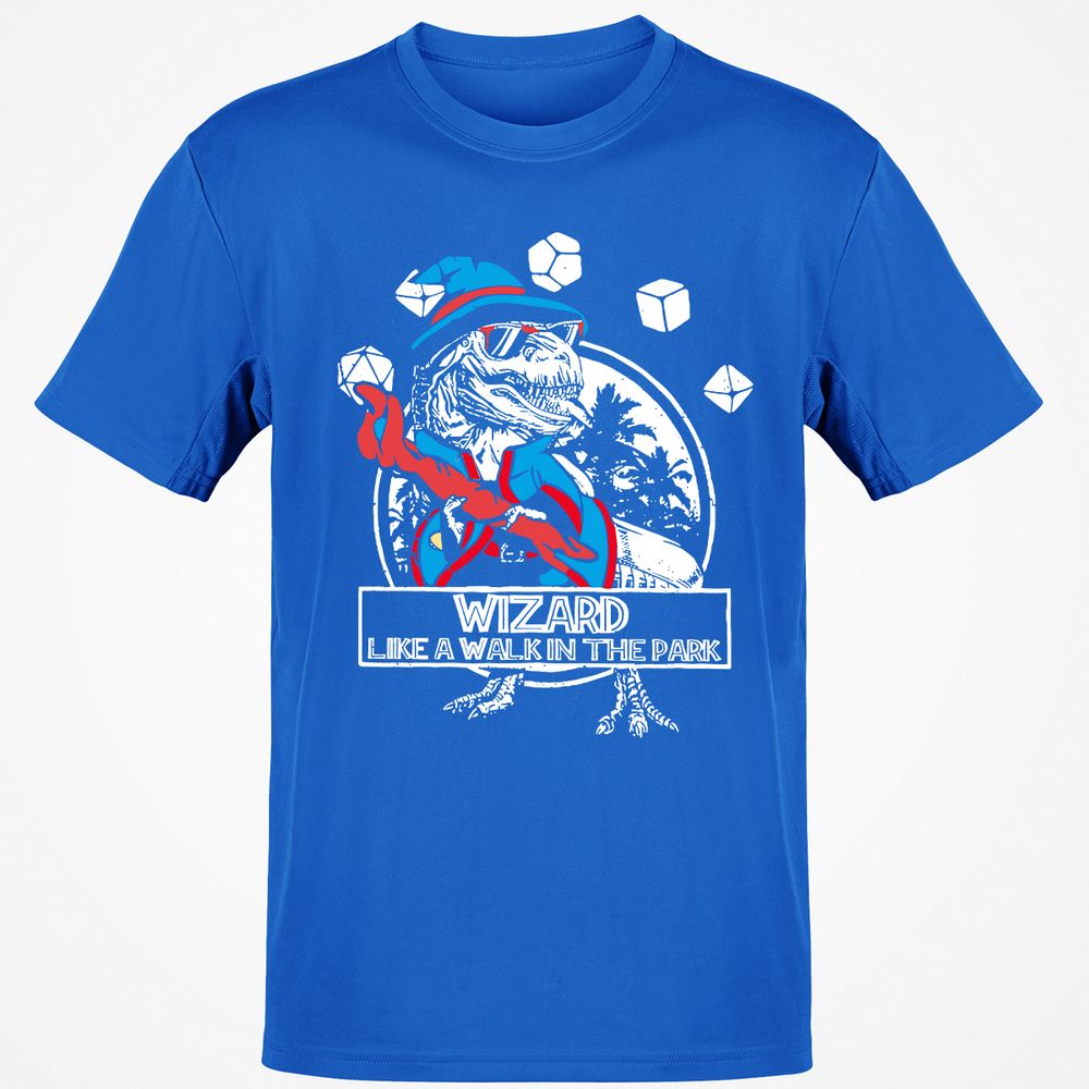 Wizard Like The Walk In The Park Classic Unisex T-Shirt - Royal - 11
