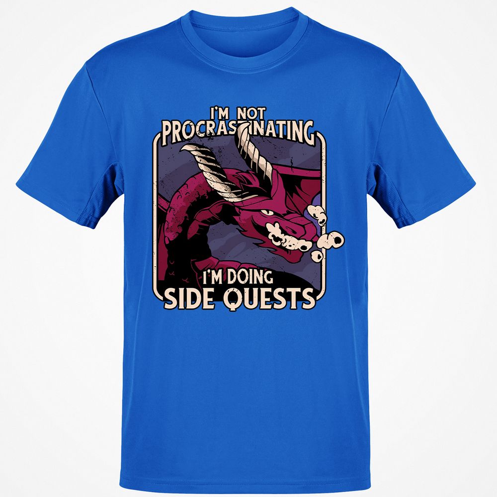 Doing Side Quests Classic Unisex T-Shirt - Royal - 11