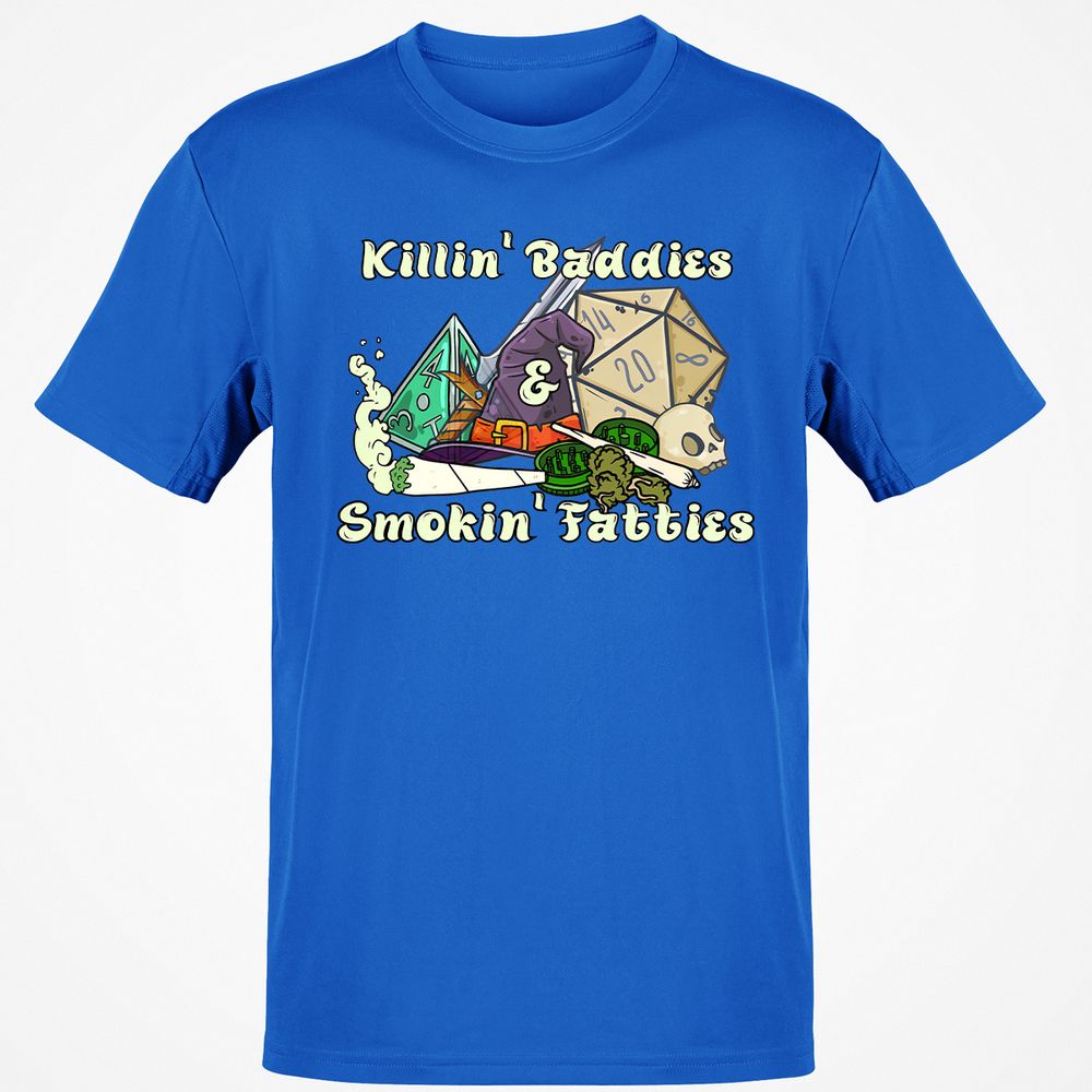 Killin' Baddies Smokin' Fatties Classic Unisex T-Shirt - Royal - 11