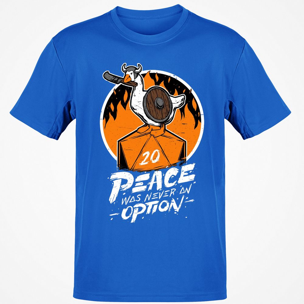 Peace Was Never An Option Classic Unisex T-Shirt - Royal - 11