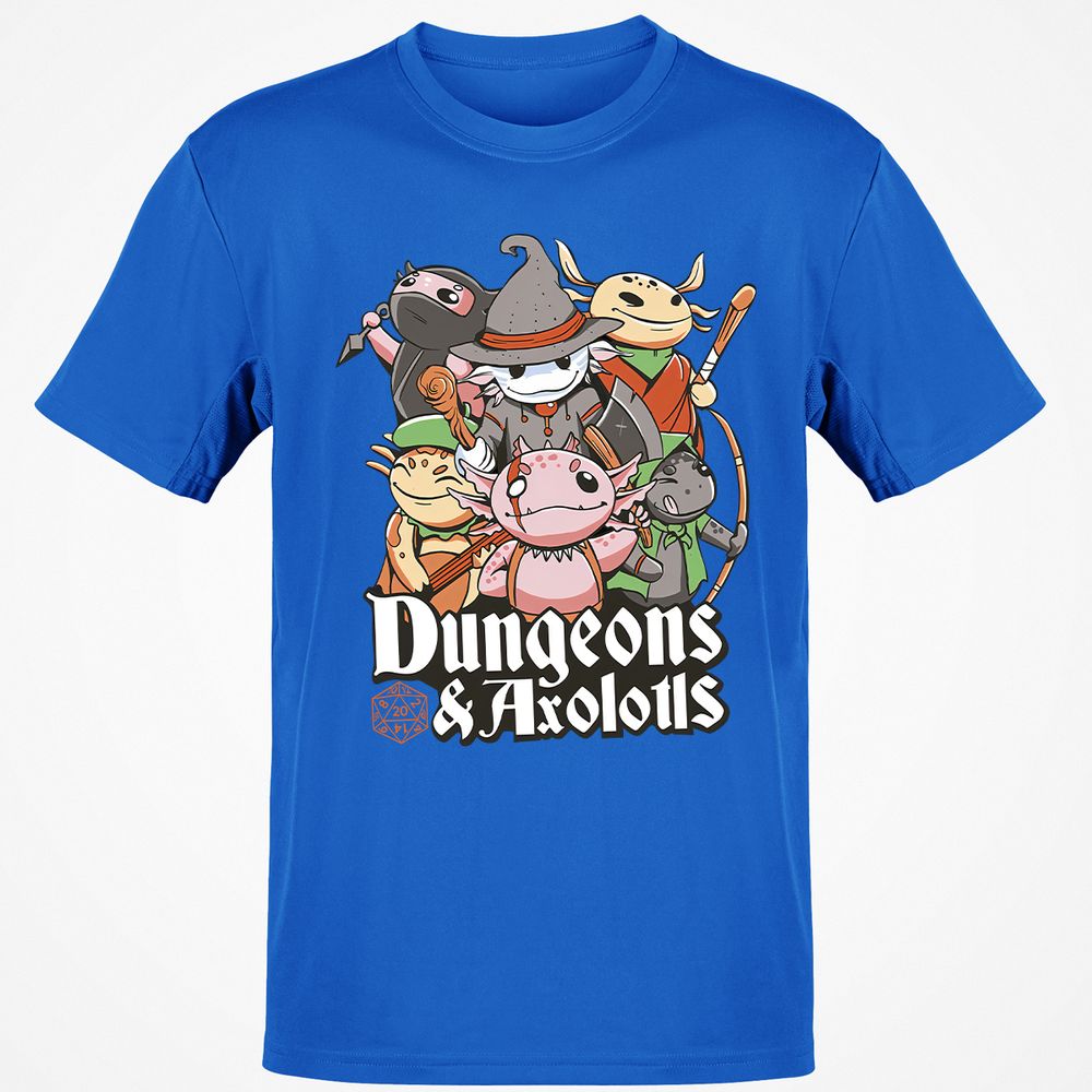 Dungeons And Axolotls Classic Unisex T-Shirt - Royal - 11