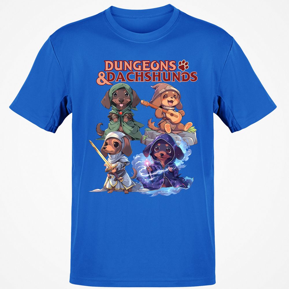 Dungeons & Dachshunds T-Shirt - Royal - 11