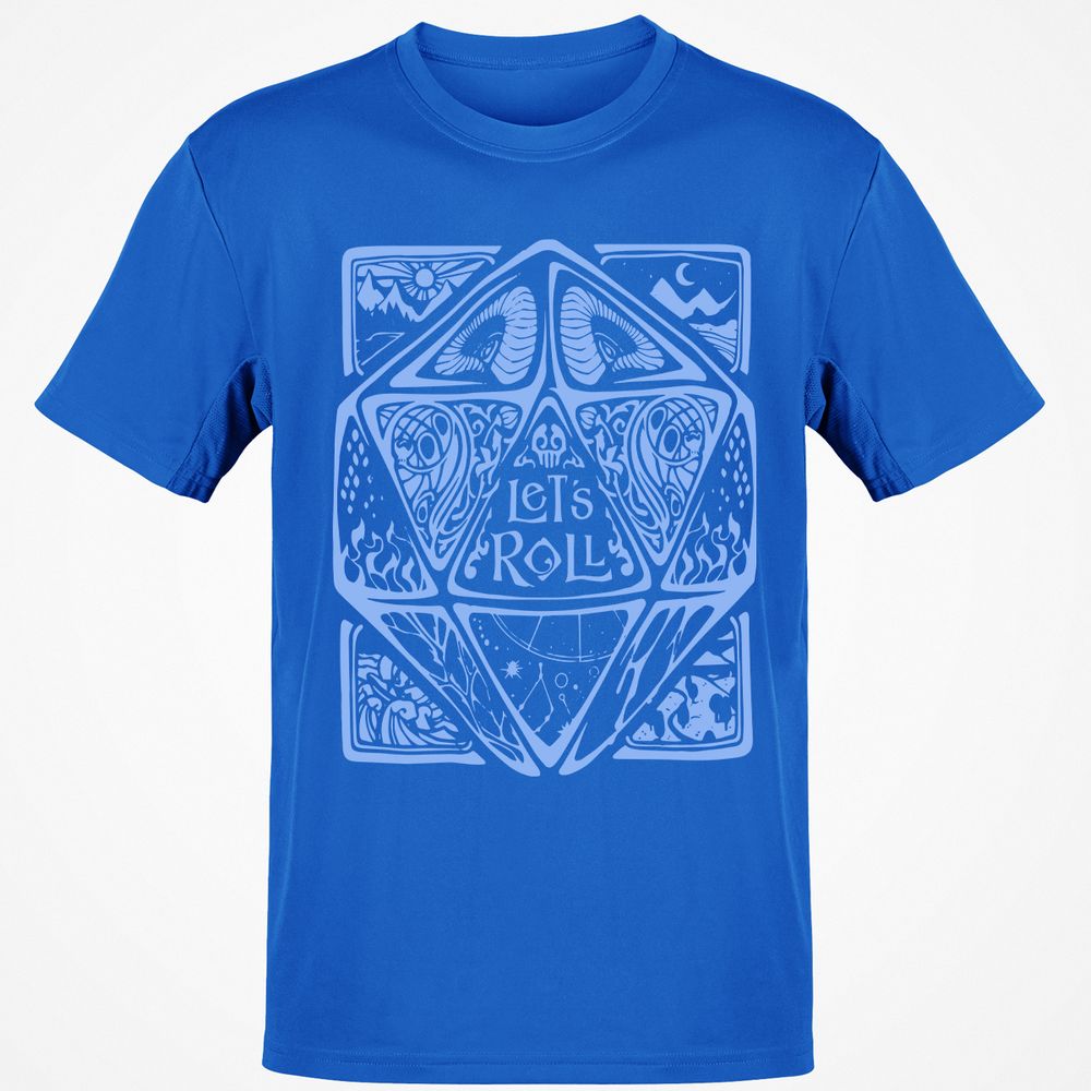 Let's Roll Classic Unisex T-Shirt - Royal - 11