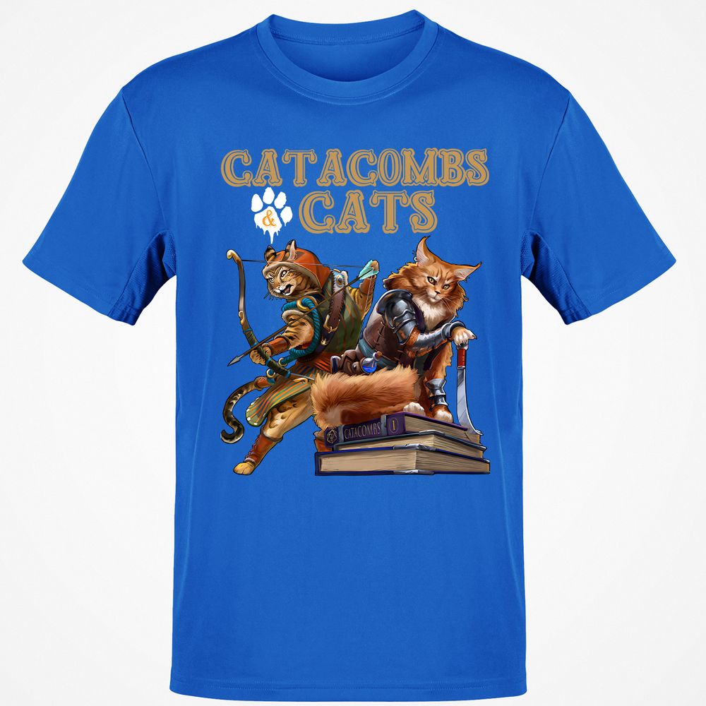 Catacombs & Cats Classic Unisex T-Shirt - Royal - 11