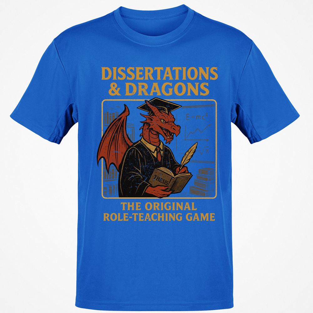 Disserations & Dragons Classic Unisex T-Shirt - Royal - 11