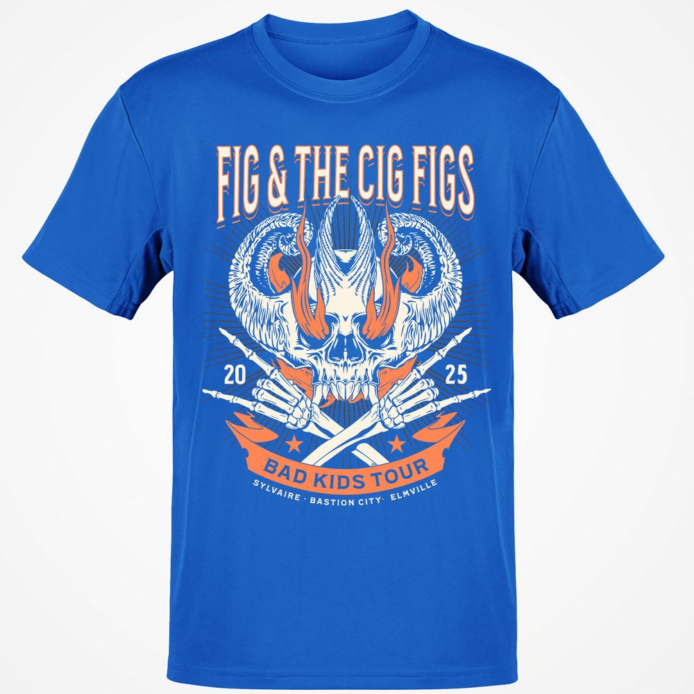 Fig and the Cig Figs, Dimension 20 Classic Unisex T-Shirt - Royal - 11