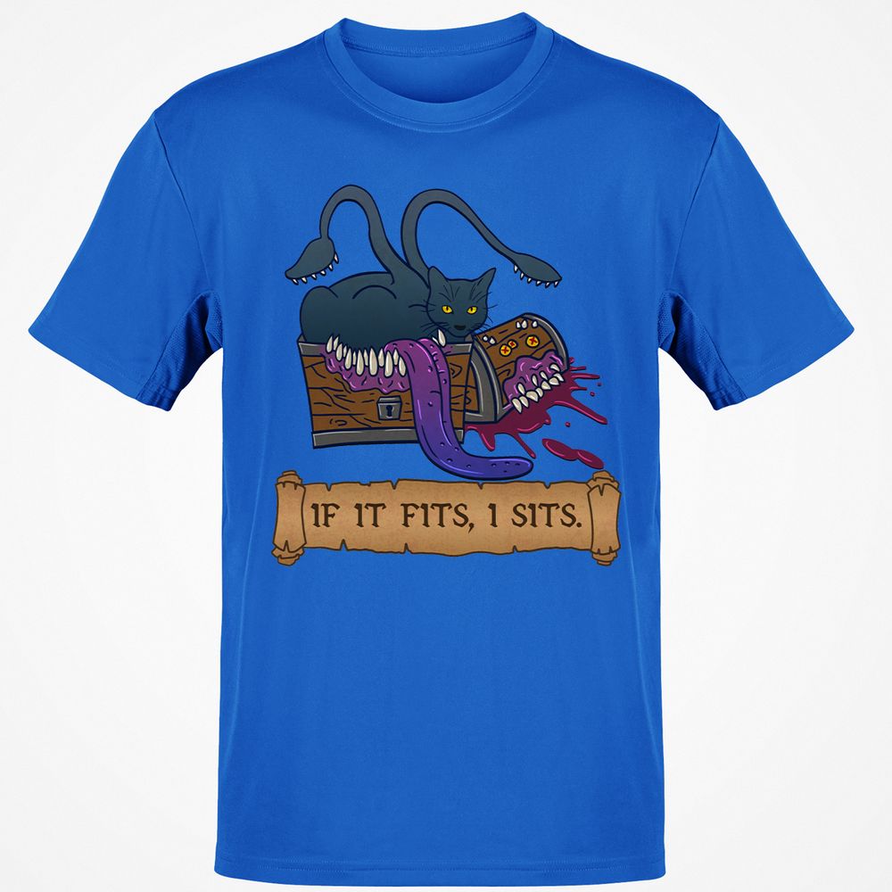 If It Fits I Sits Classic Unisex T-Shirt - Royal - 11