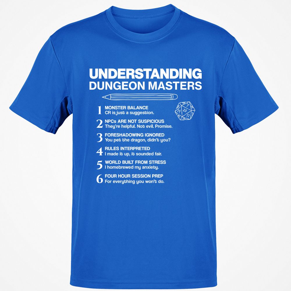 Understanding Dungeon Masters Classic Unisex T-Shirt - Royal - 11