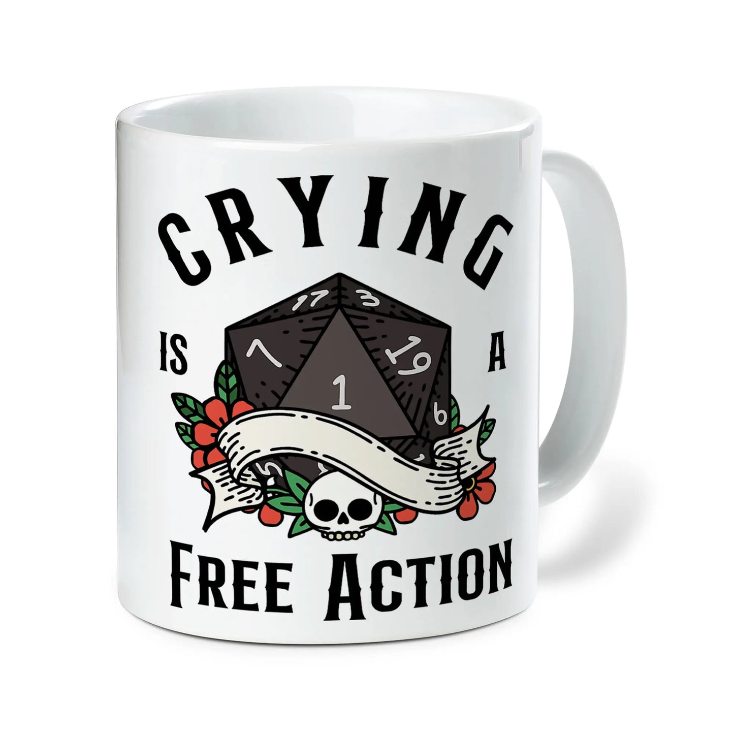 Crying Is A Free Action Ceramic Mug