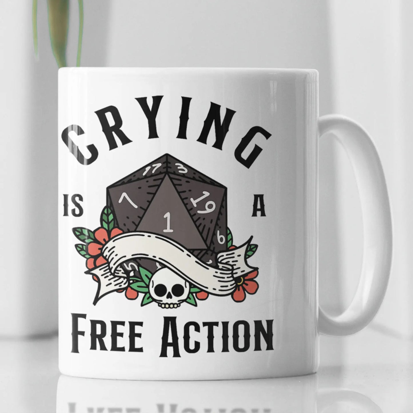 Crying Is A Free Action Ceramic Mug