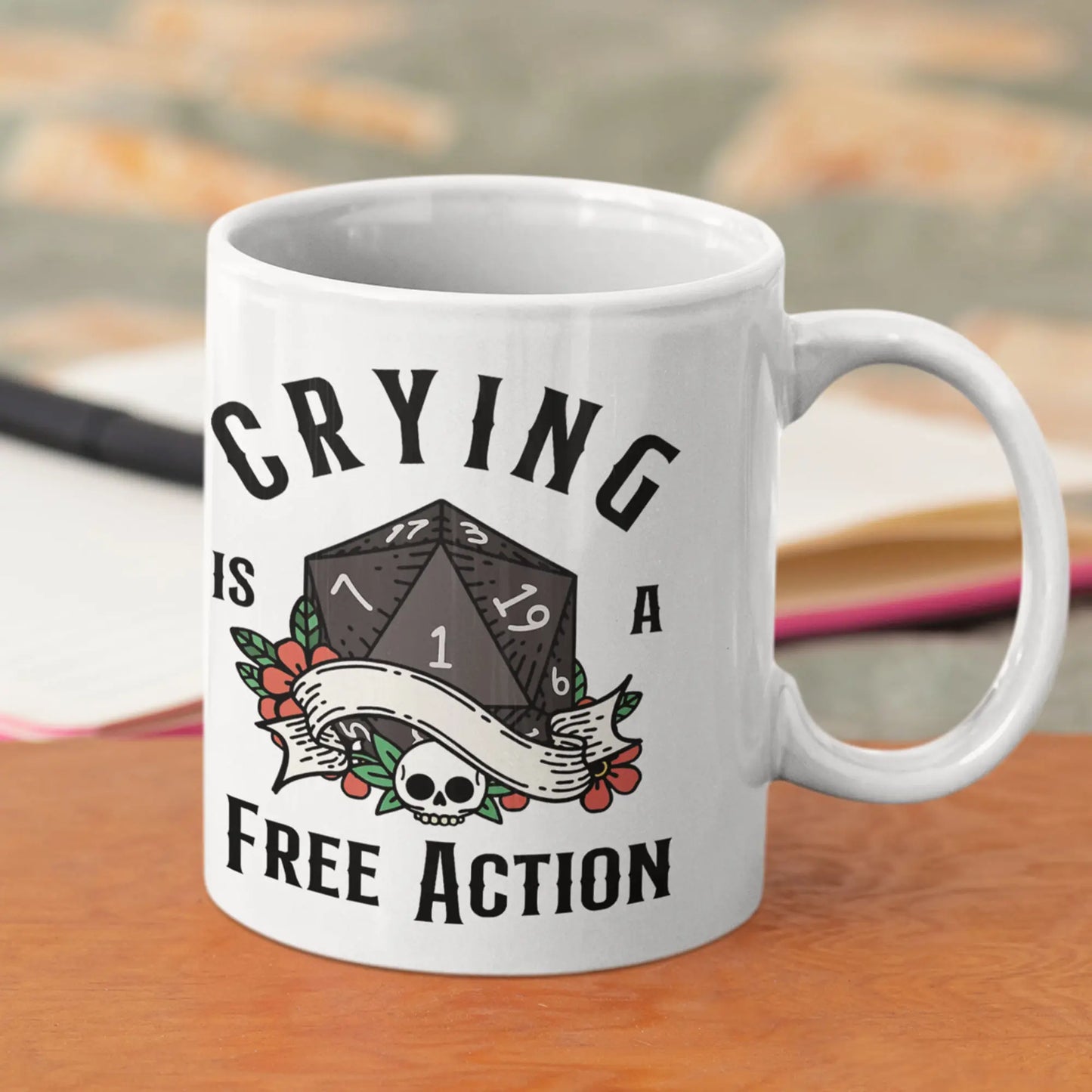 Crying Is A Free Action Ceramic Mug