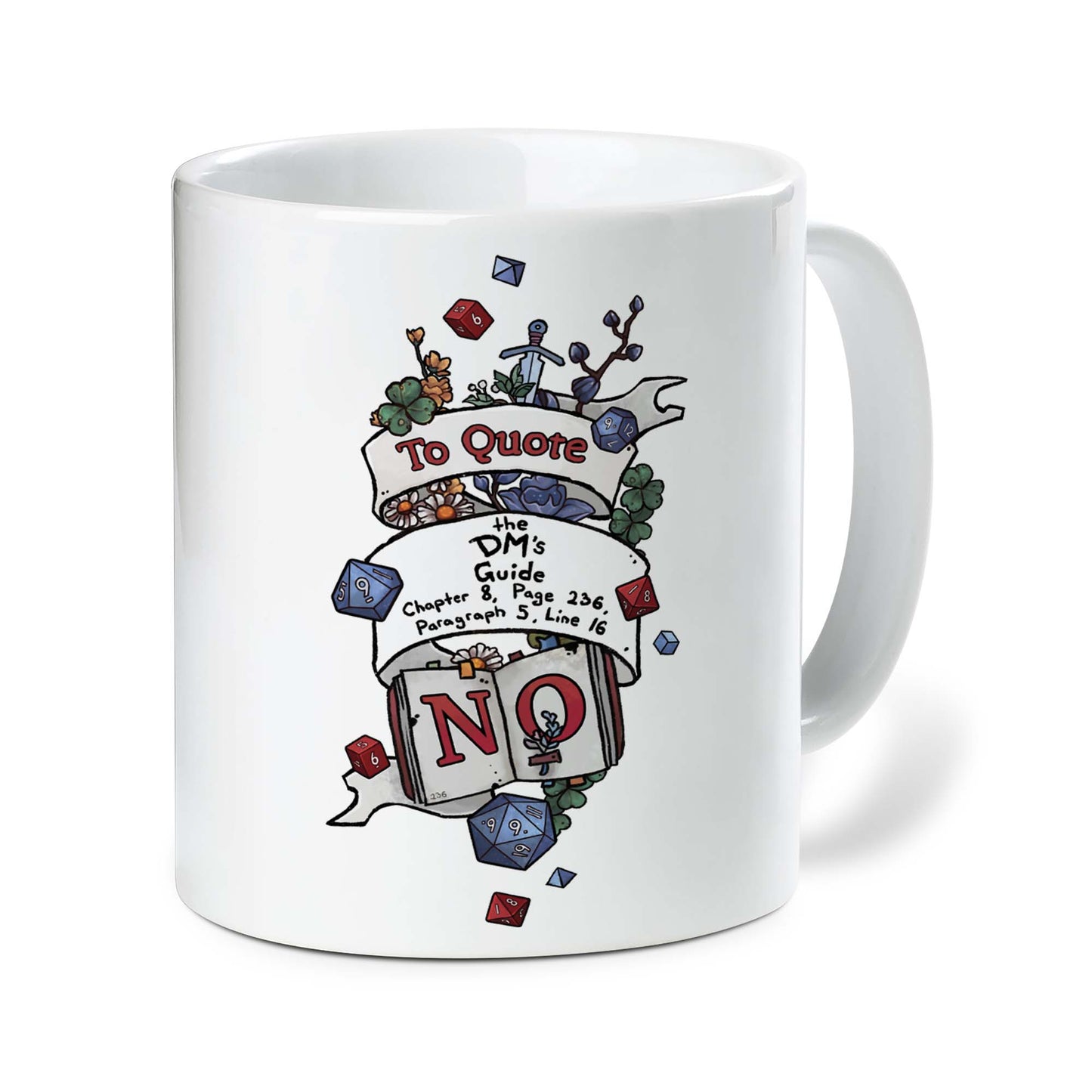 Don't Think About It Ceramic Mug
