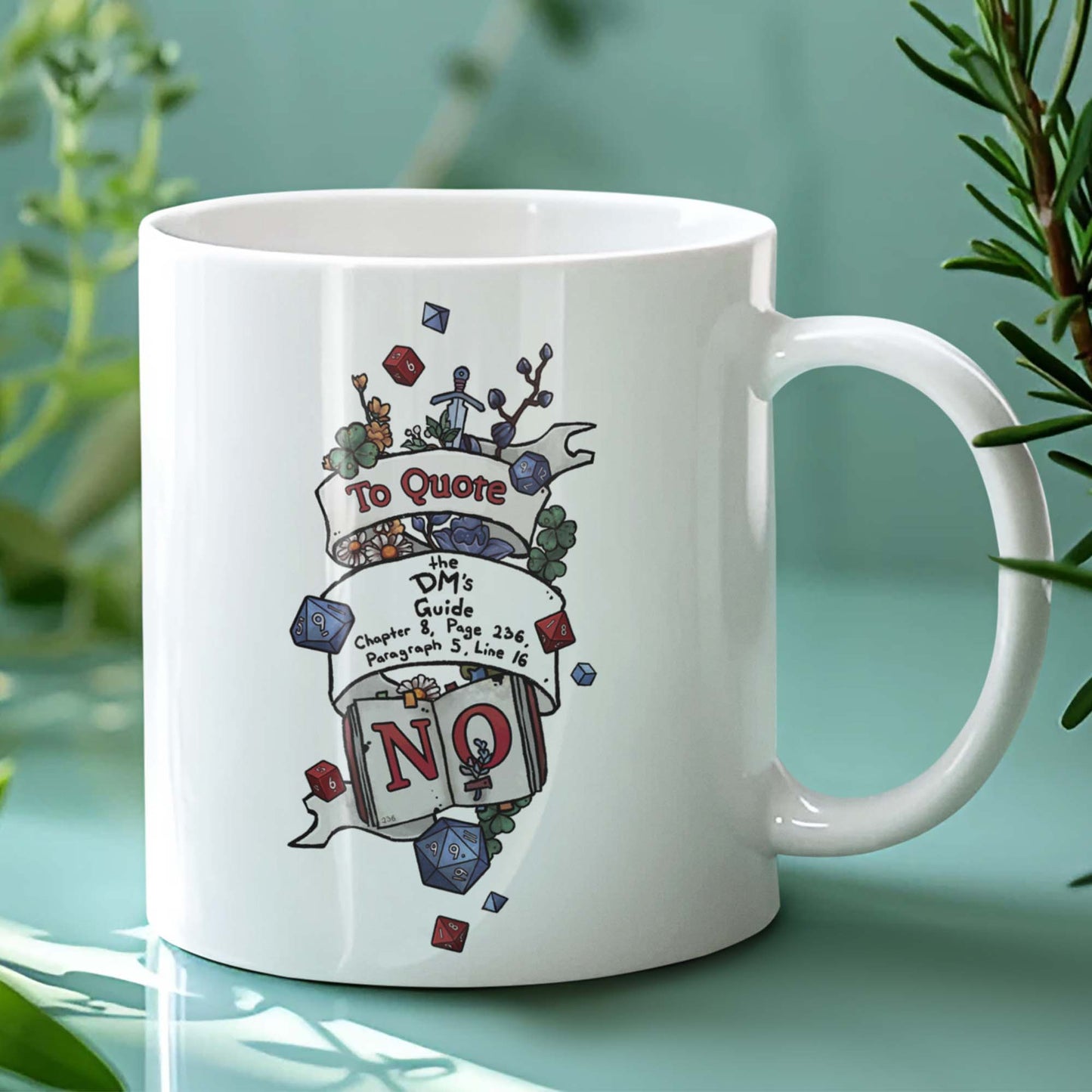 Don't Think About It Ceramic Mug
