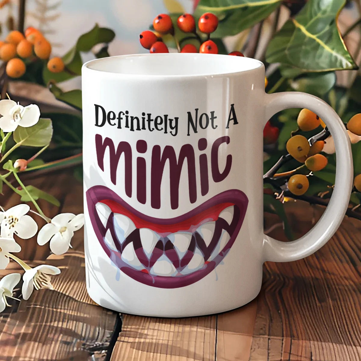 Not A Mimic RPG Ceramic Mug