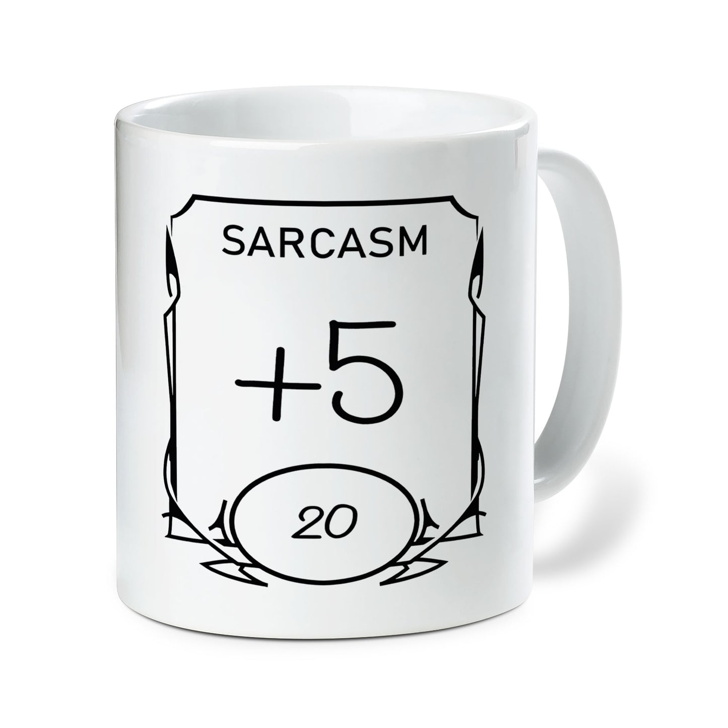 Sarcasm +5 RPG Ceramic Mug