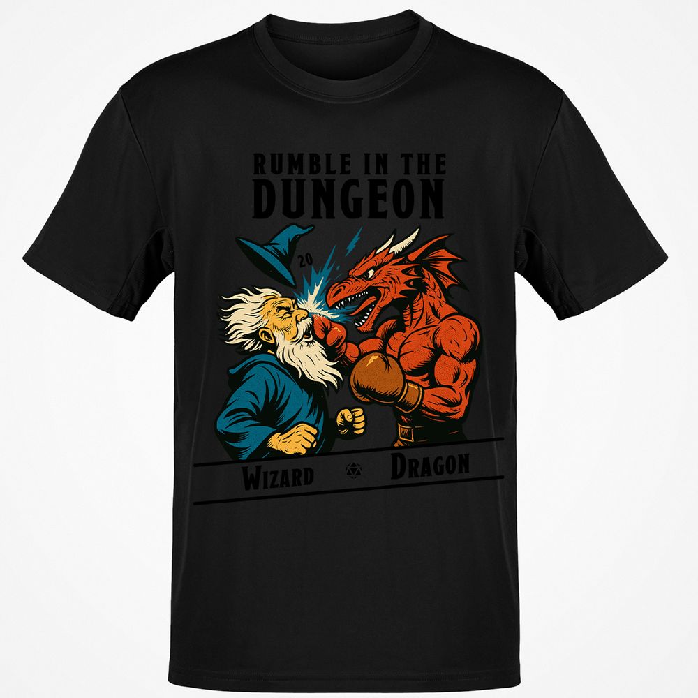 Rumble in the Dungeon Classic Unisex T-Shirt - Black - 12