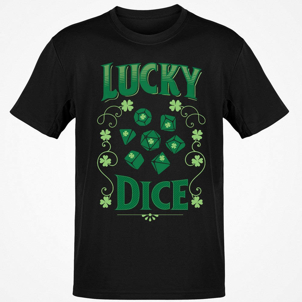 Lucky Dice Classic Unisex T-Shirt - Black - 12