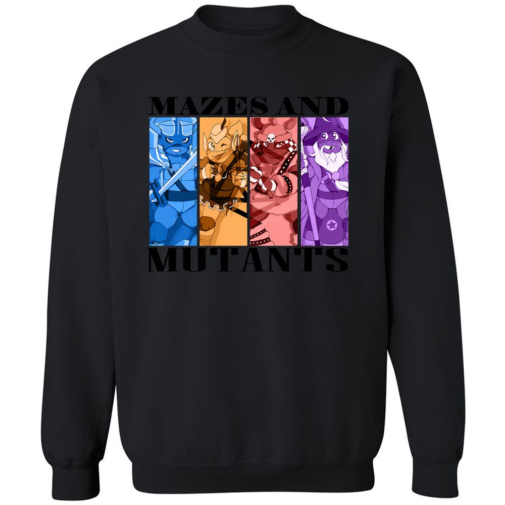 Mazes & Mutants Classic Unisex Sweatshirt - Black - 12