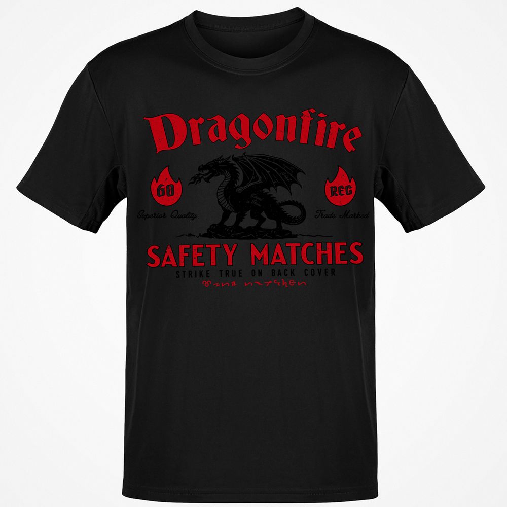 Dragonfire Classic Unisex T-Shirt - Black - 12
