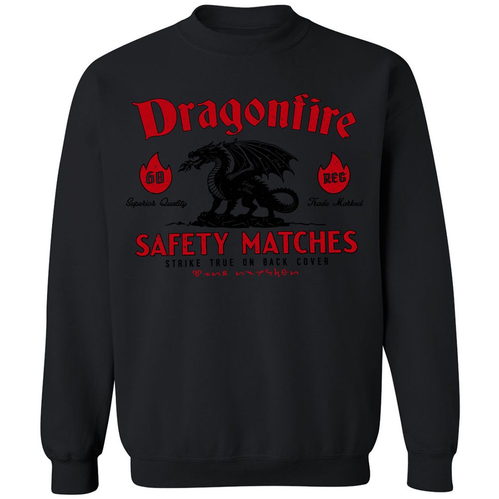 Dragonfire Classic Unisex Sweatshirt - Black - 12