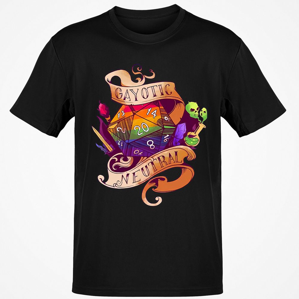 Gayotic Neutral Classic Unisex T-Shirt - Black - 12