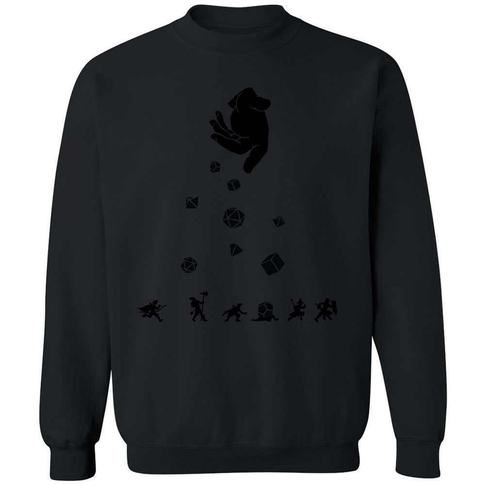 Rocks Fall, Everyone Dice Classic Unisex Sweatshirt - Black - 12
