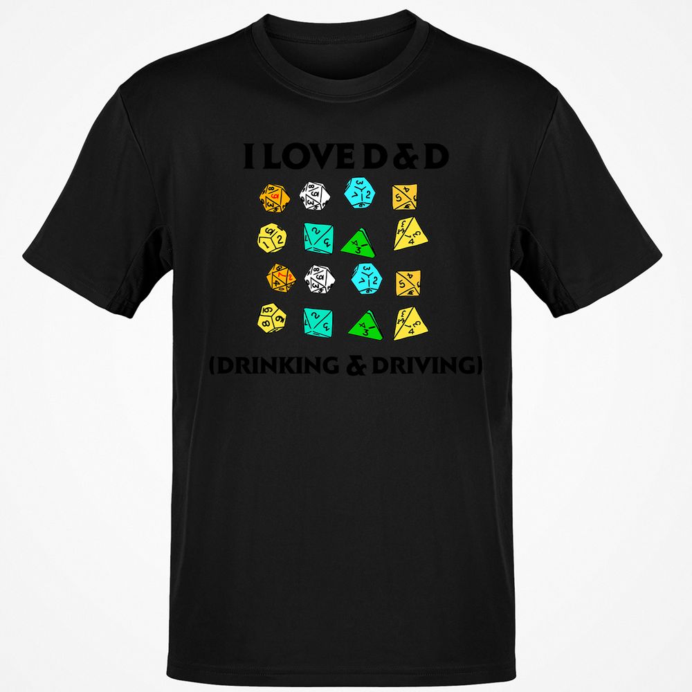 Drinking & Driving Classic Unisex T-Shirt - Black - 12
