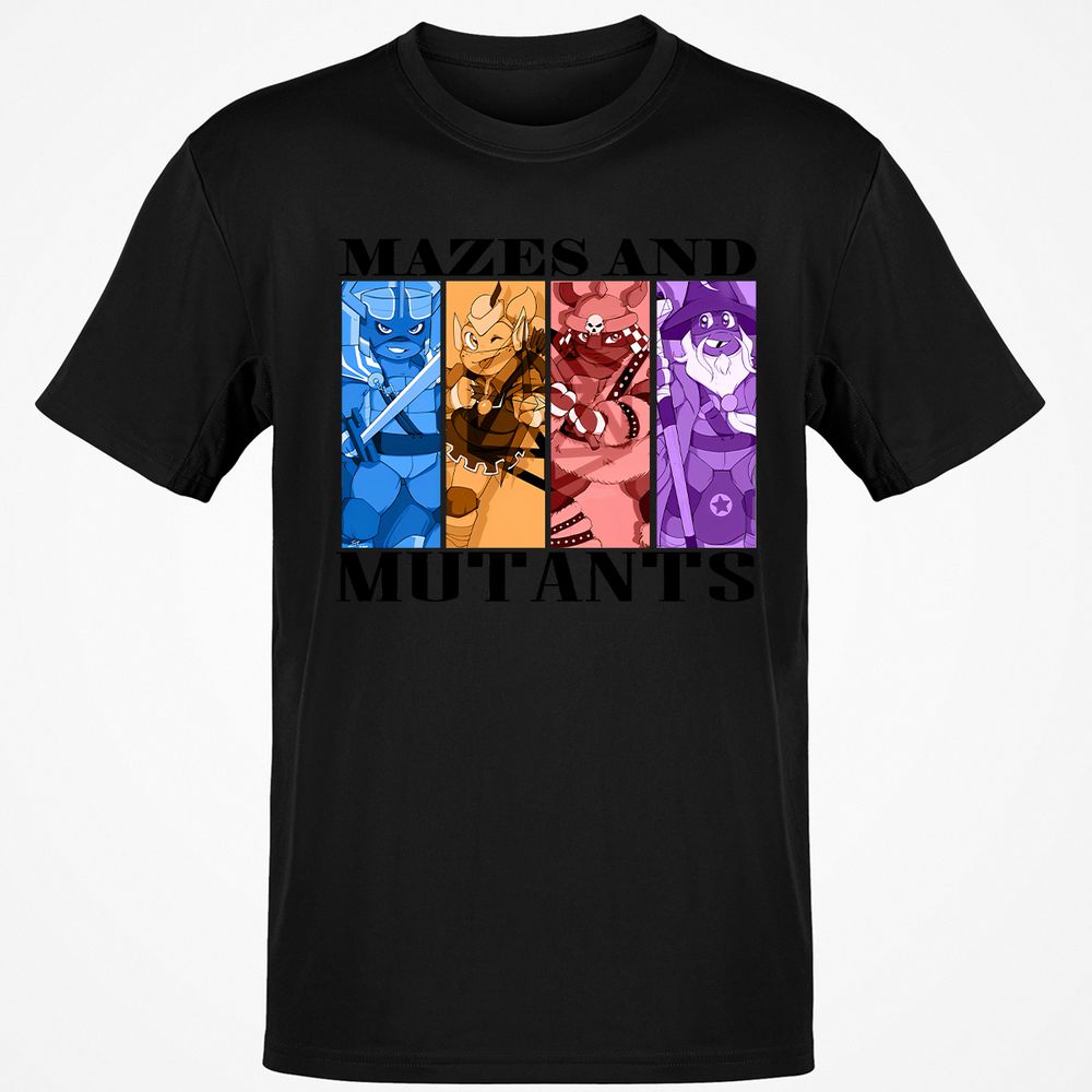 Mazes & Mutants Classic Unisex T-Shirt - Black - 12