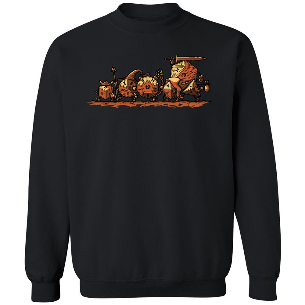 Fellowship Of The Dices Classic Unisex Sweatshirt - Black - 12