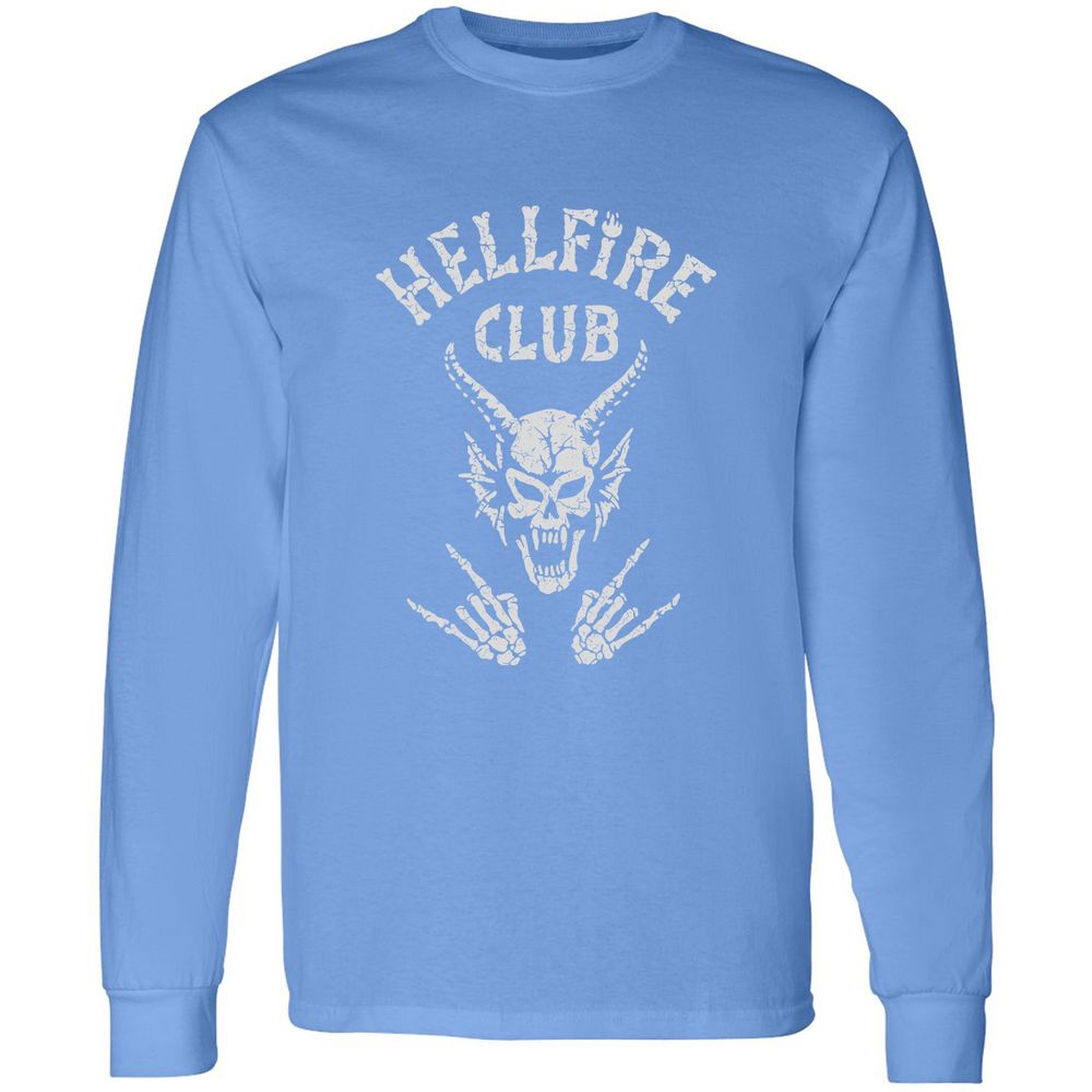 Hellfire Club Long Sleeve T-Shirt - Carolina Blue - 12
