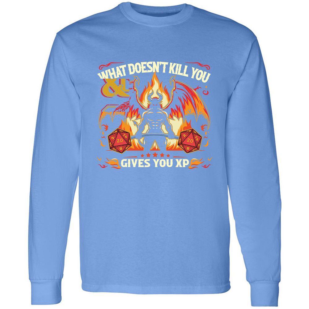 What Doesn’t Kill You Gives You XP - Carolina Blue - 12