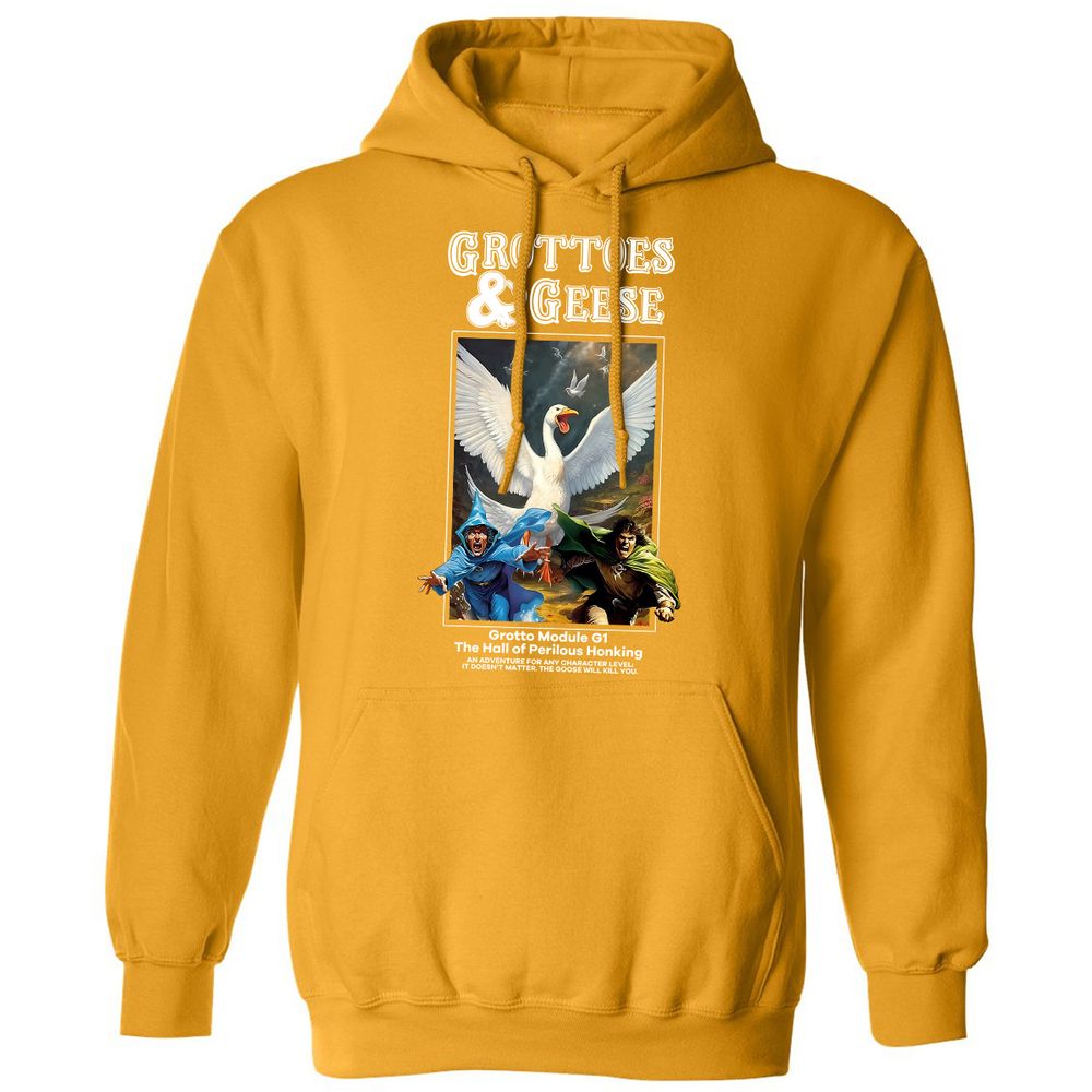 Grottoes & Geese Classic Unisex Hoodie - Gold - 12