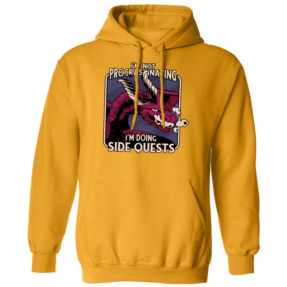 Doing Side Quests Classic Unisex Hoodie - Gold - 12