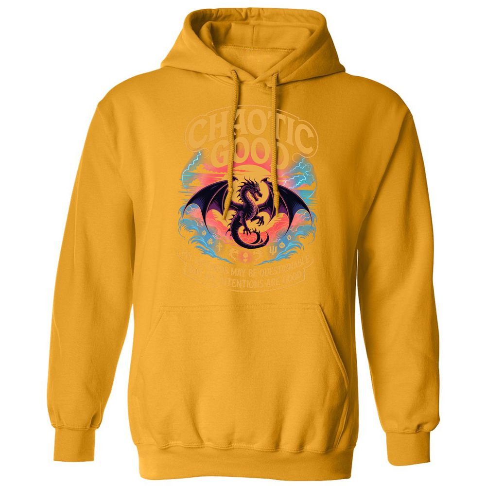 Chaotic Good Classic Unisex Hoodie - Gold - 12
