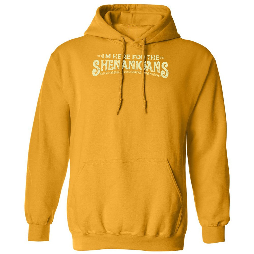 Here For The Shenanigans Classic Unisex Hoodie - Gold - 12