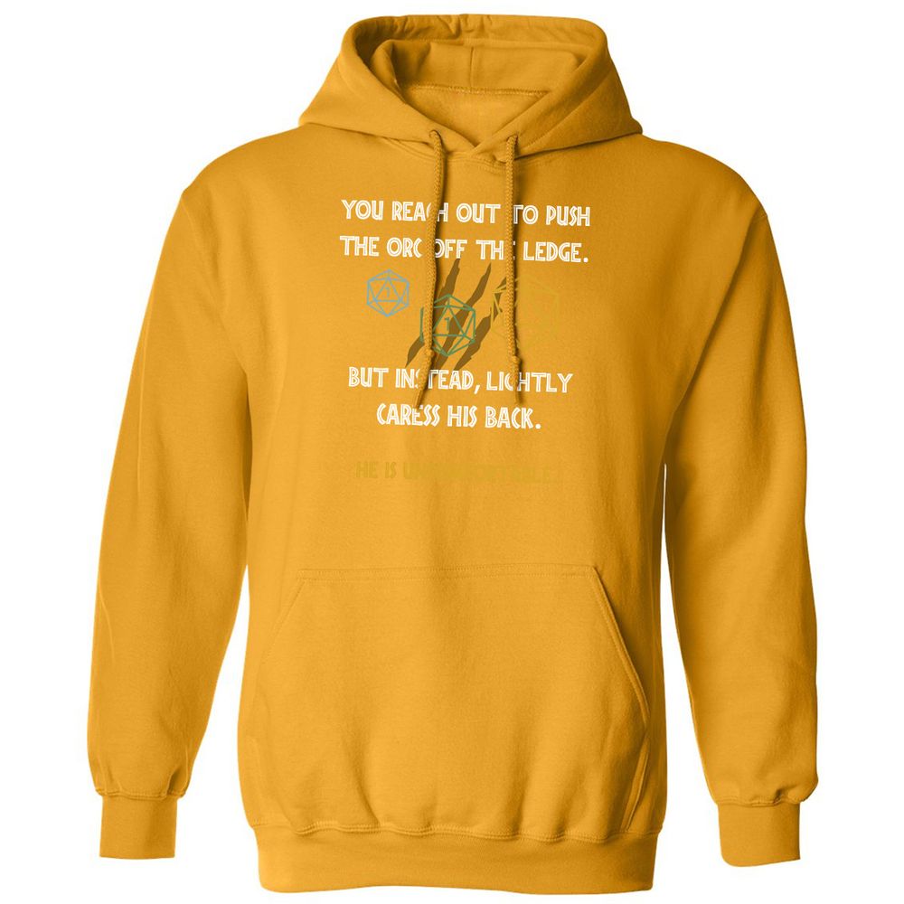 YOU REACH OUT TO PUSH Classic Unisex Hoodie - Gold - 12