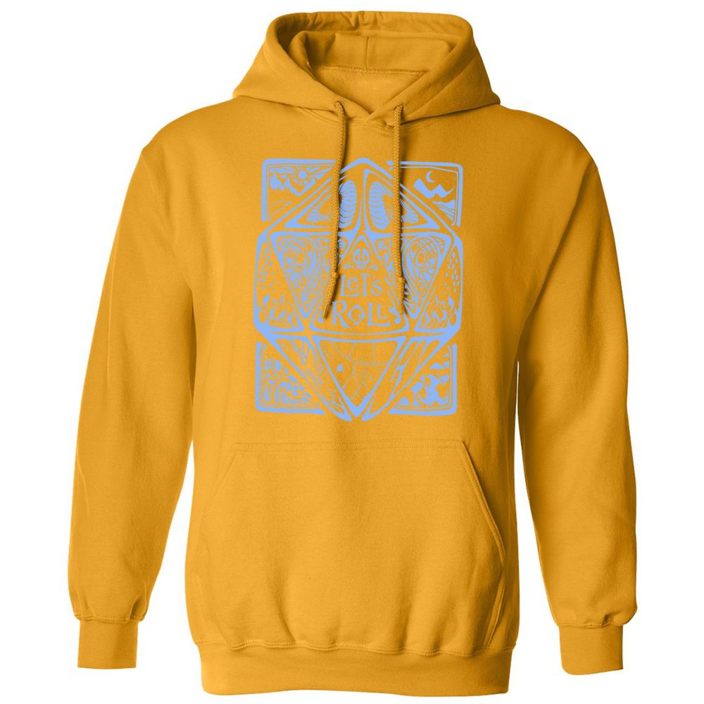 Let's Roll Classic Unisex Hoodie - Gold - 12