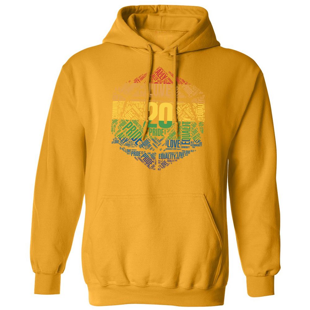 D20 Pride Classic Unisex Hoodie - Gold - 12