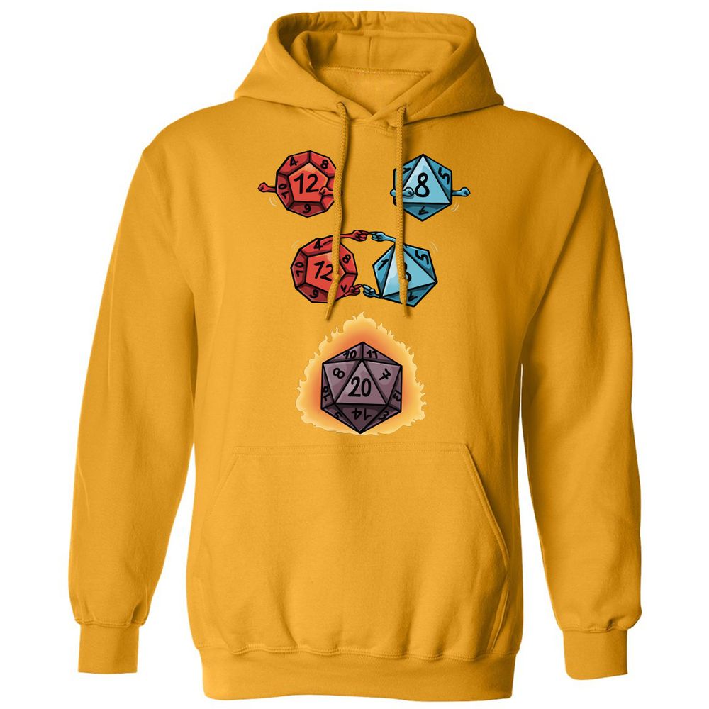 Dice Fusion Classic Unisex Hoodie - Gold - 12