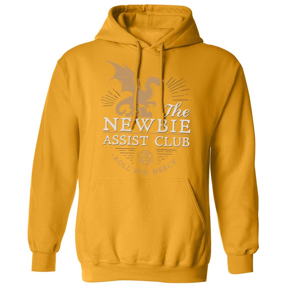 The Newbie Assist Club Classic Unisex Hoodie - Gold - 12