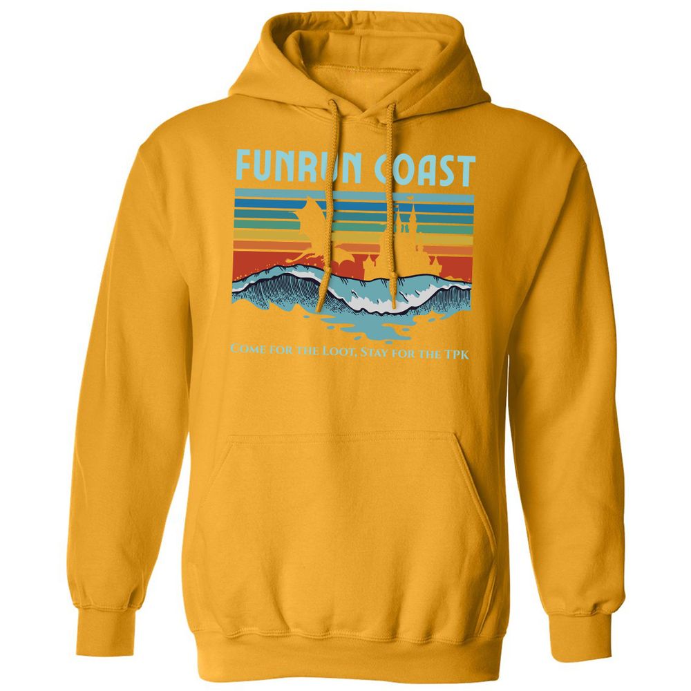 FUNRUN COAST Classic Unisex Hoodie - Gold - 12