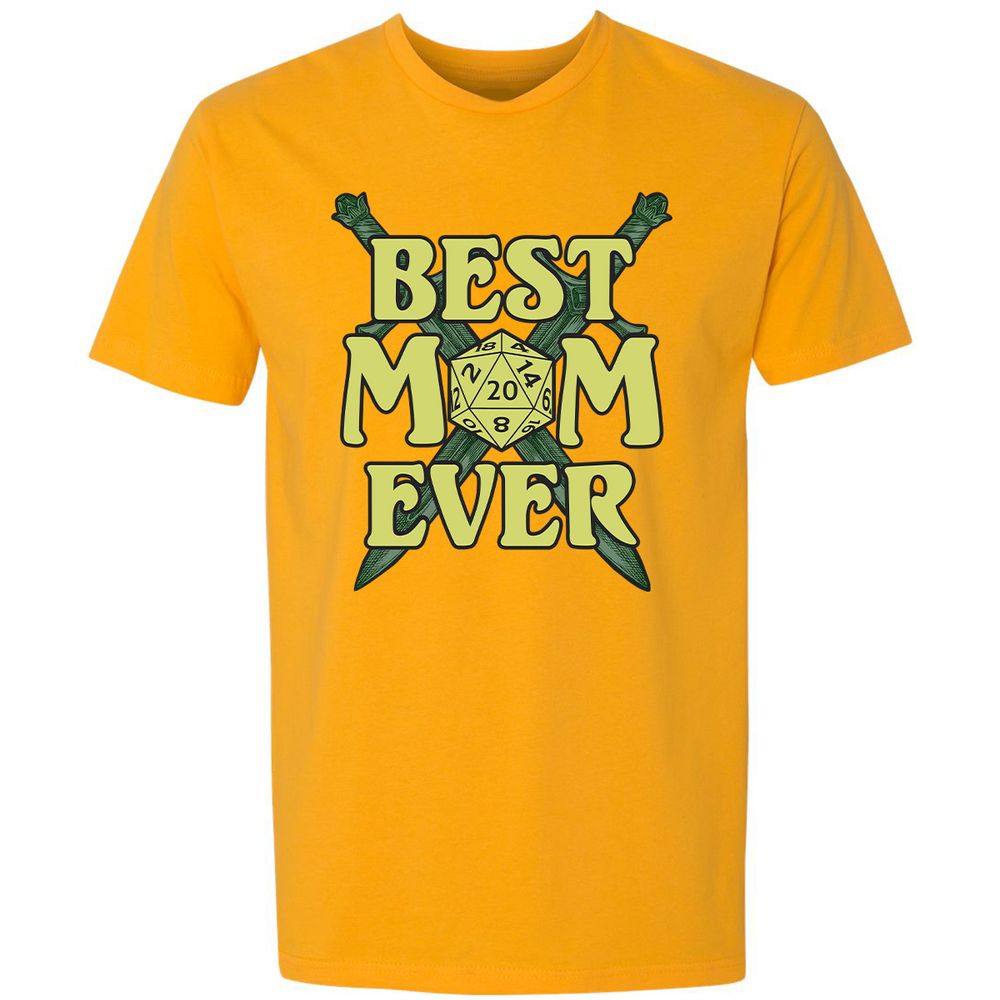 Best Mom Ever Premium Unisex T-Shirt - Gold - 12