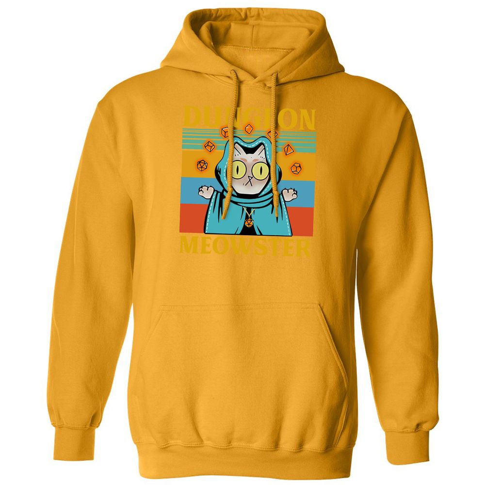 Dungeon Meowster Classic Unisex Hoodie - Gold - 12